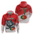 Custom Portugal Rugby Go Champions Hoodie Wolf Mascot Style
