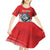 Custom Portugal Rugby Go Champions Kid Short Sleeve Dress Wolf Mascot Style