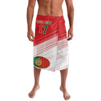 Custom Portugal Rugby Go Champions Lavalava Wolf Mascot Style