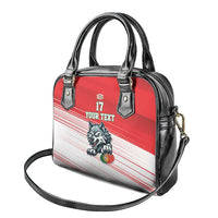 Custom Portugal Rugby Go Champions Shoulder Handbag Wolf Mascot Style