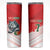 Custom Portugal Rugby Go Champions Skinny Tumbler Wolf Mascot Style