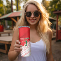 Custom Portugal Rugby Go Champions Skinny Tumbler Wolf Mascot Style