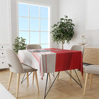 Custom Portugal Rugby Go Champions Tablecloth Wolf Mascot Style