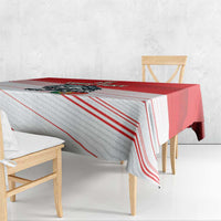 Custom Portugal Rugby Go Champions Tablecloth Wolf Mascot Style