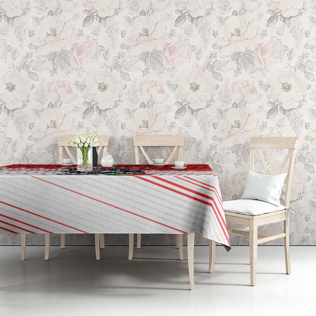 Custom Portugal Rugby Go Champions Tablecloth Wolf Mascot Style