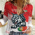 Custom Portugal Rugby Go Champions Women Casual Shirt Wolf Mascot Style