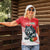 Custom Portugal Rugby Go Champions Women Polo Shirt Wolf Mascot Style