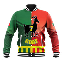 Personalized Portugal 7 Goat Baseball Jacket Greatest Of All Time Sporty Style