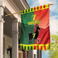 Personalized Portugal 7 Goat Garden Flag Greatest Of All Time Sporty Style