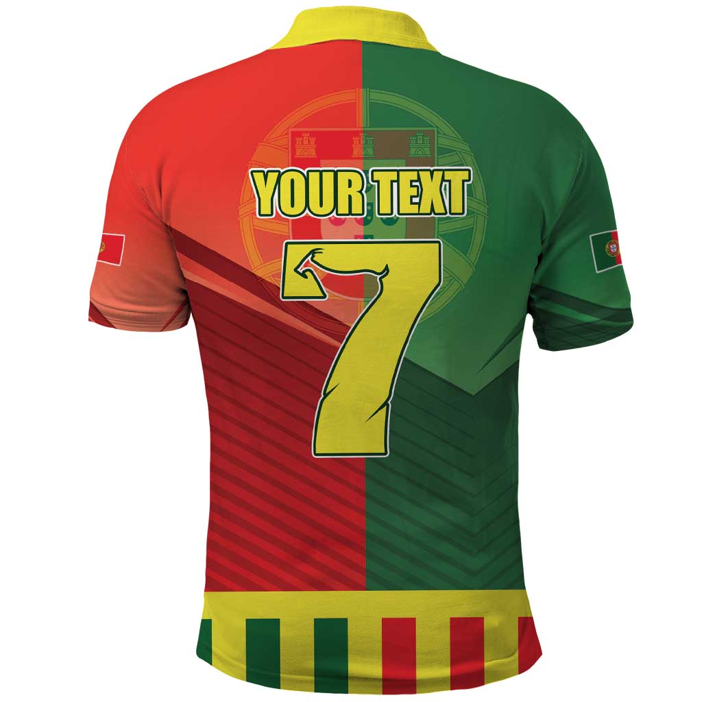 Personalized Portugal 7 Goat Polo Shirt Greatest Of All Time Sporty Style