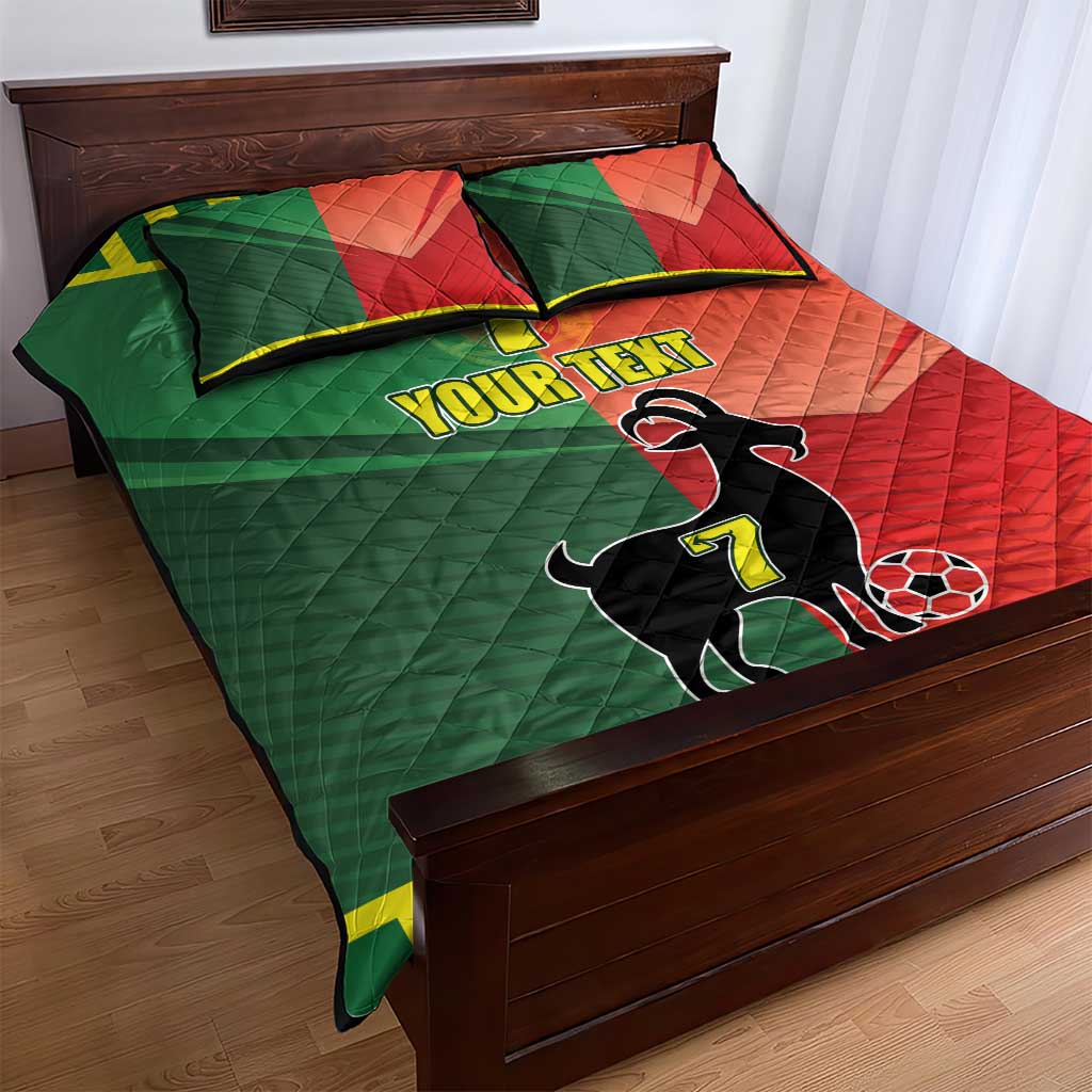 Personalized Portugal 7 Goat Quilt Bed Set Greatest Of All Time Sporty Style