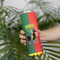 Personalized Portugal 7 Goat Skinny Tumbler Greatest Of All Time Sporty Style