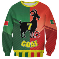 Personalized Portugal 7 Goat Sweatshirt Greatest Of All Time Sporty Style
