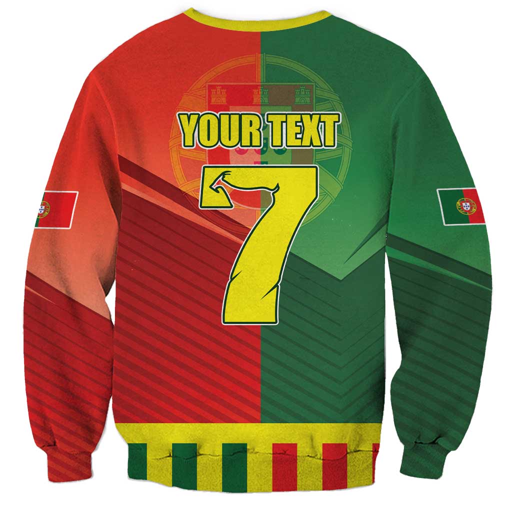 Personalized Portugal 7 Goat Sweatshirt Greatest Of All Time Sporty Style