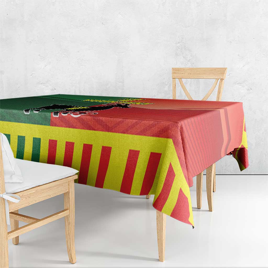 Personalized Portugal 7 Goat Tablecloth Greatest Of All Time Sporty Style