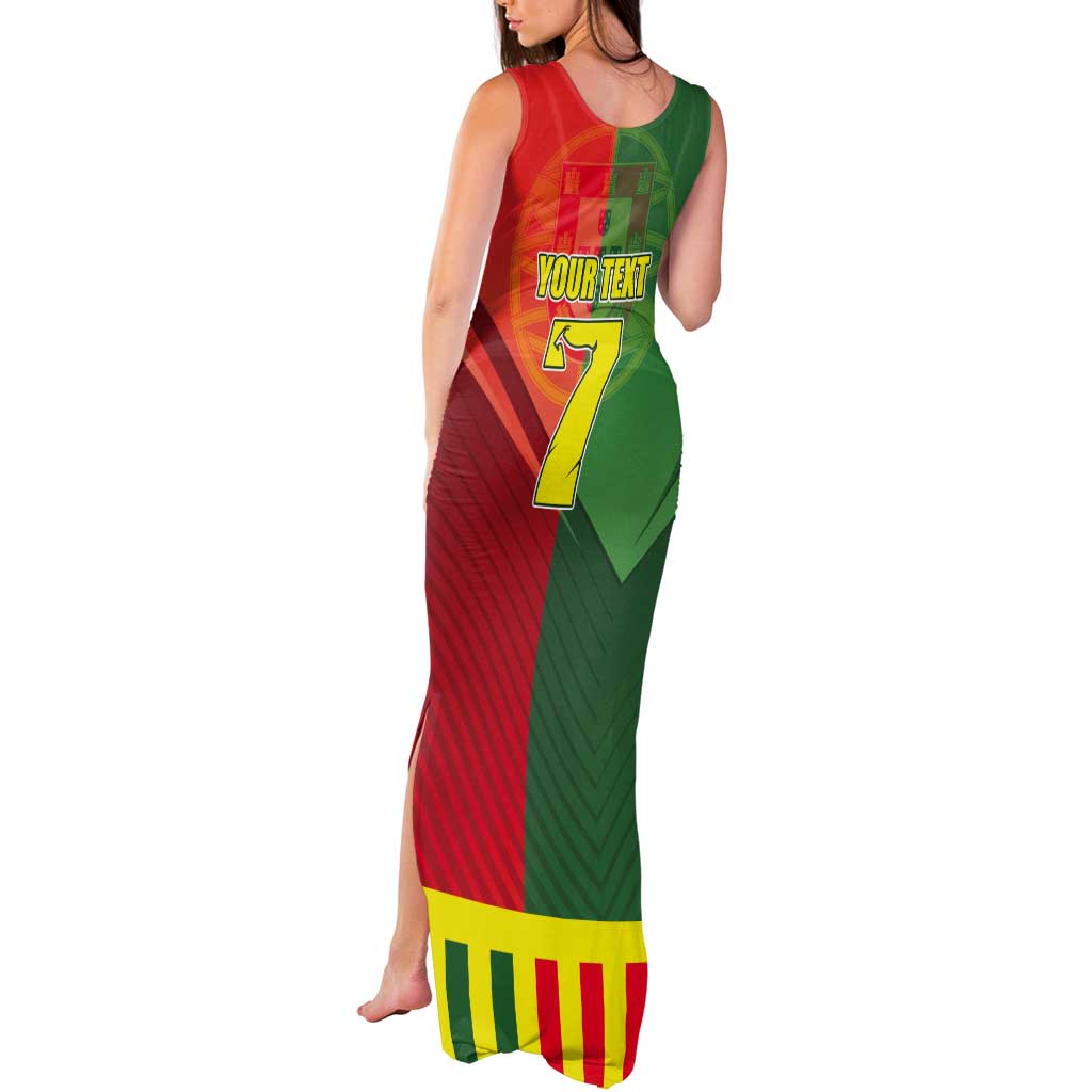 Personalized Portugal 7 Goat Tank Maxi Dress Greatest Of All Time Sporty Style