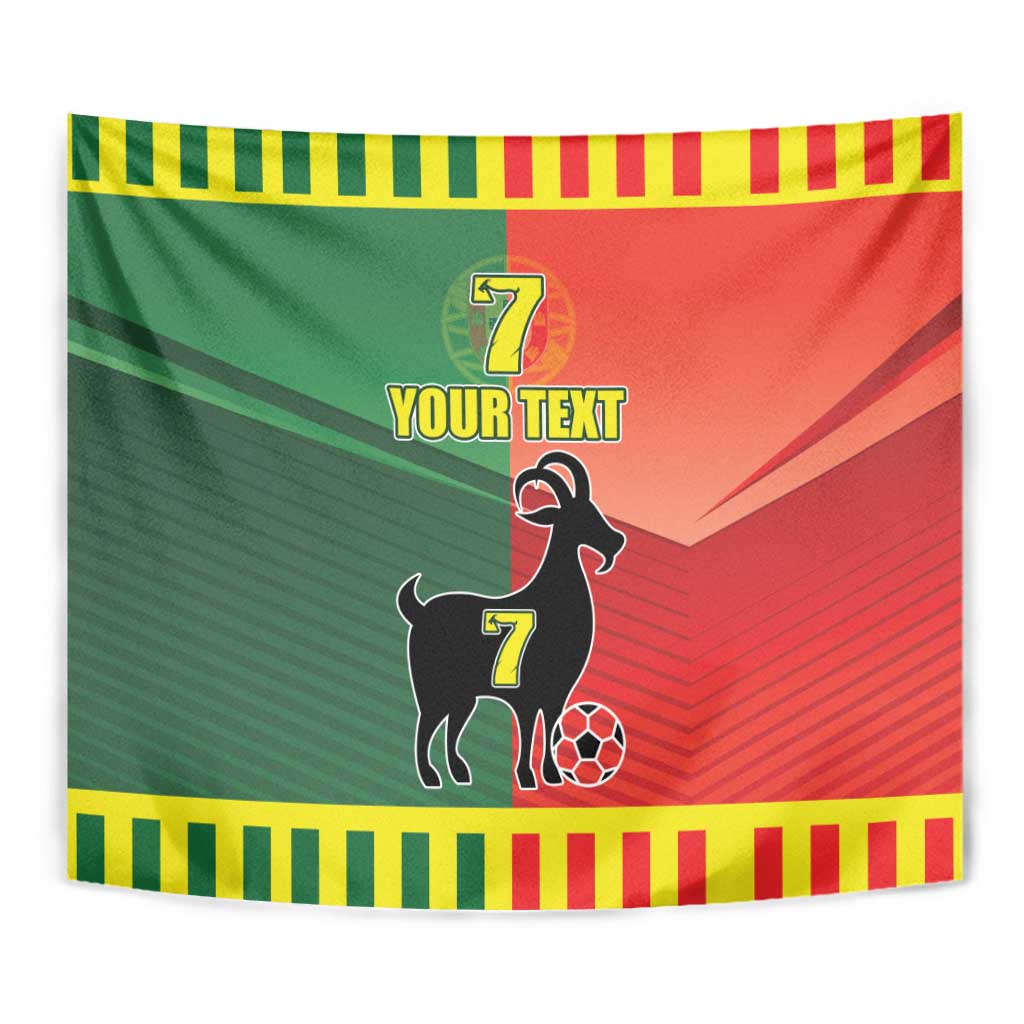 Personalized Portugal 7 Goat Tapestry Greatest Of All Time Sporty Style
