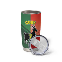 Personalized Portugal 7 Goat Tumbler Cup Greatest Of All Time Sporty Style