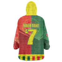 Personalized Portugal 7 Goat Wearable Blanket Hoodie Greatest Of All Time Sporty Style