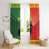 Personalized Portugal 7 Goat Window Curtain Greatest Of All Time Sporty Style