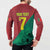 Personalized Portugal 7 Goat Button Sweatshirt Greatest Of All Time Red Green Vintage