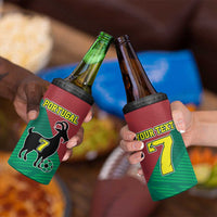 Personalized Portugal 7 Goat 4 in 1 Can Cooler Tumbler Greatest Of All Time Red Green Vintage