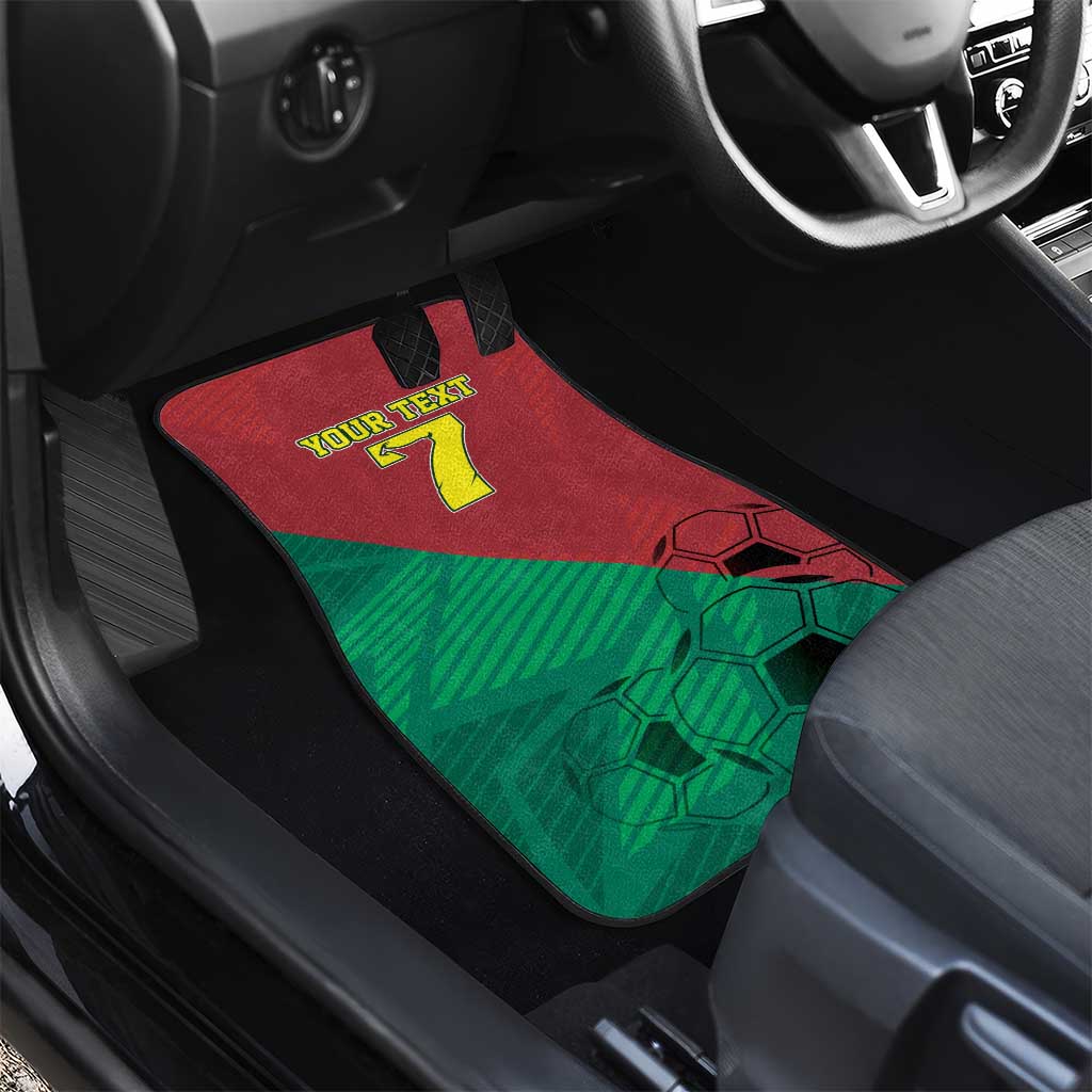 Personalized Portugal 7 Goat Car Mats Greatest Of All Time Red Green Vintage