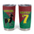 Personalized Portugal 7 Goat Tumbler Cup Greatest Of All Time Red Green Vintage