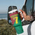 Personalized Portugal 7 Goat Tumbler With Handle Greatest Of All Time Red Green Vintage