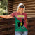 Personalized Portugal 7 Goat Women Polo Shirt Greatest Of All Time Red Green Vintage