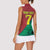 Personalized Portugal 7 Goat Women Sleeveless Polo Shirt Greatest Of All Time Red Green Vintage