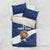 Custom Finland Football Lion Mascot Bedding Set Huuhkajat with Finnish Folk Paterns