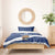 Custom Finland Football Lion Mascot Bedding Set Huuhkajat with Finnish Folk Paterns
