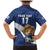 Custom Finland Football Lion Mascot Family Matching Mermaid Dress and Hawaiian Shirt Huuhkajat with Finnish Folk Paterns