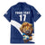 Custom Finland Football Lion Mascot Family Matching Mermaid Dress and Hawaiian Shirt Huuhkajat with Finnish Folk Paterns