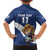 Custom Finland Football Lion Mascot Family Matching Puletasi and Hawaiian Shirt Huuhkajat with Finnish Folk Paterns