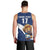 Custom Finland Football Lion Mascot Men Tank Top Huuhkajat with Finnish Folk Paterns