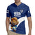 Custom Finland Football Lion Mascot Rugby Jersey Huuhkajat with Finnish Folk Paterns