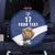 Custom Finland Football Lion Mascot Spare Tire Cover Huuhkajat with Finnish Folk Paterns