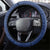 Finland Football Lion Mascot Steering Wheel Cover Huuhkajat with Finnish Folk Paterns