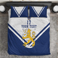 Custom Finland Ice Hockey We are Champions Bedding Set Sporty Style Come on Leijonat