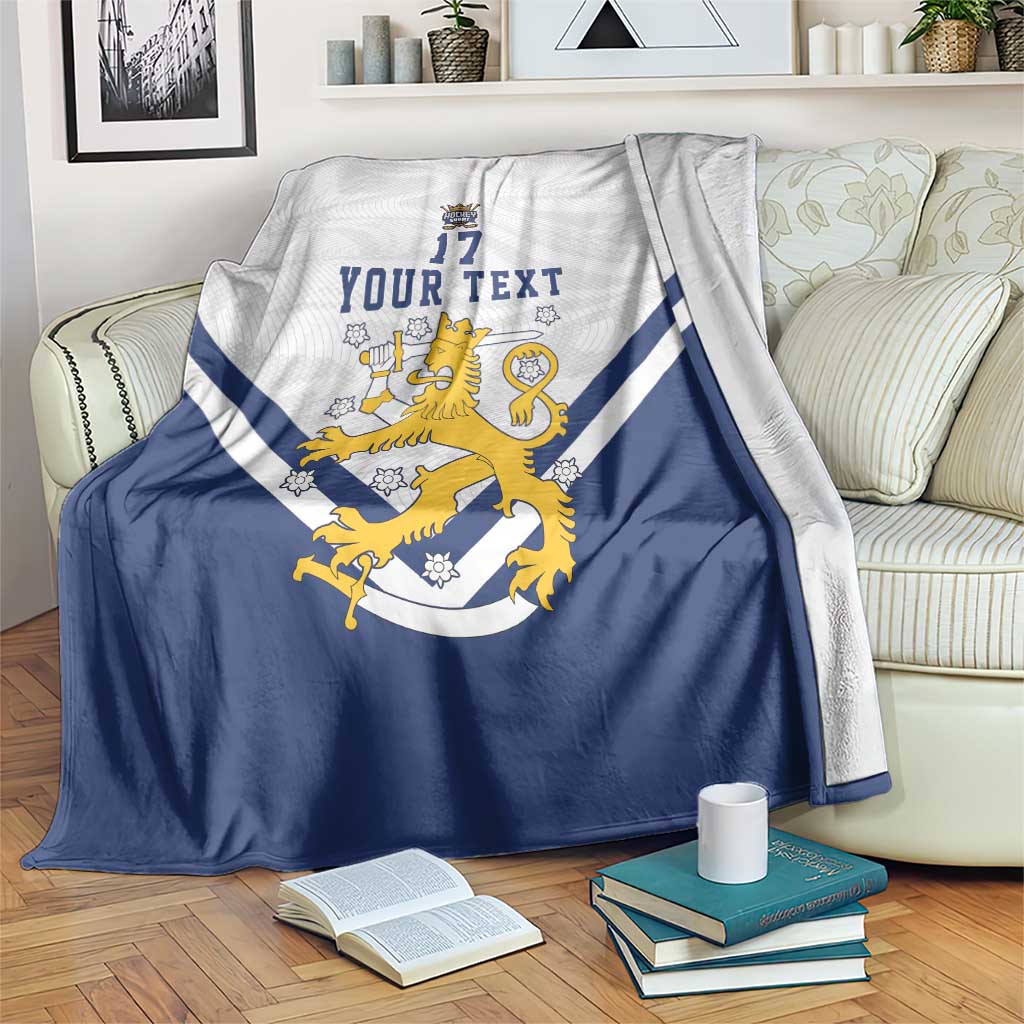 Custom Finland Ice Hockey We are Champions Blanket Sporty Style Come on Leijonat