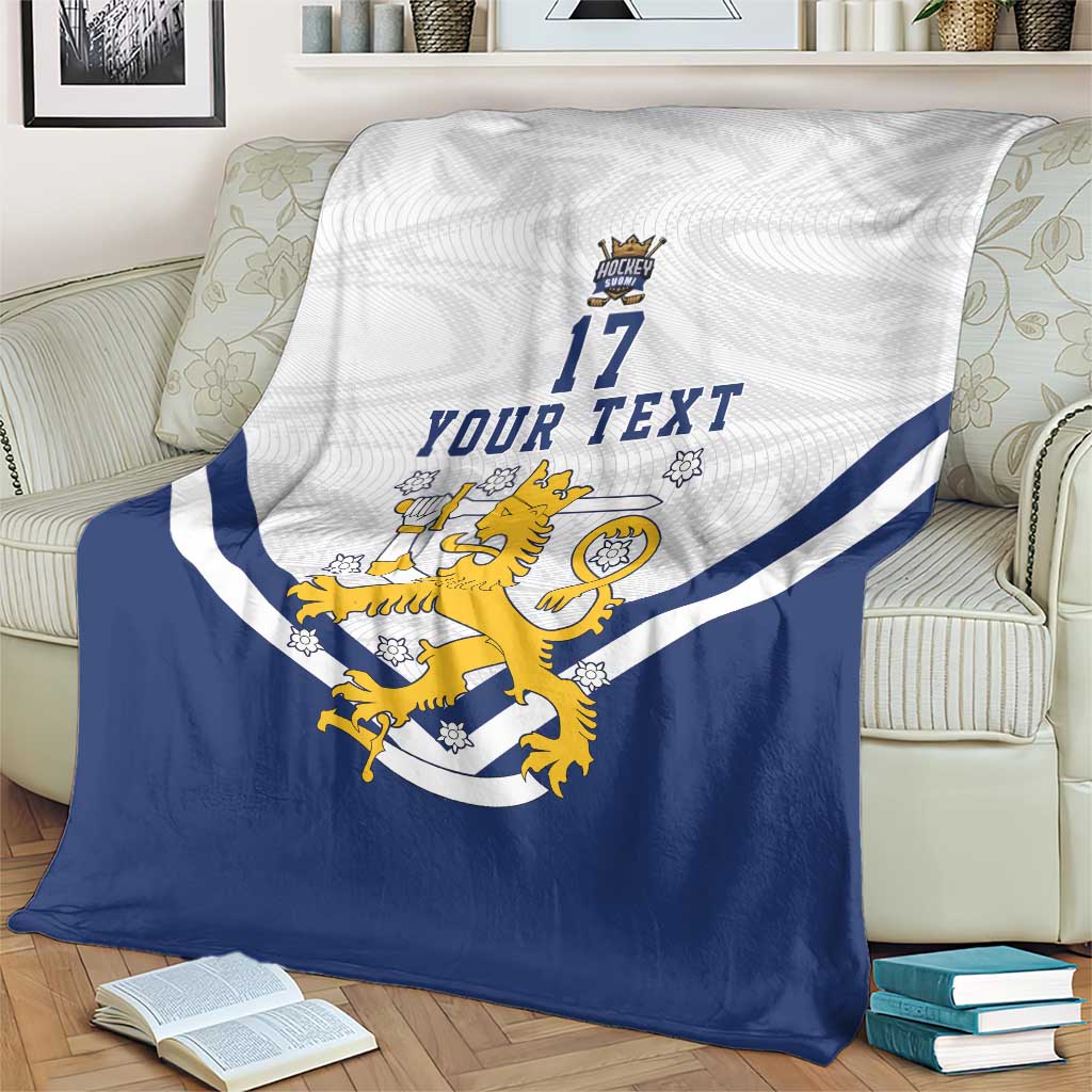 Custom Finland Ice Hockey We are Champions Blanket Sporty Style Come on Leijonat