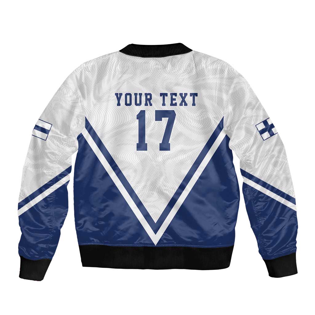 Custom Finland Ice Hockey We are Champions Bomber Jacket Sporty Style Come on Leijonat