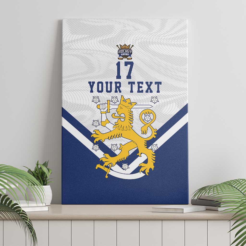 Custom Finland Ice Hockey We are Champions Canvas Wall Art Sporty Style Come on Leijonat