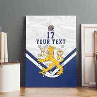 Custom Finland Ice Hockey We are Champions Canvas Wall Art Sporty Style Come on Leijonat