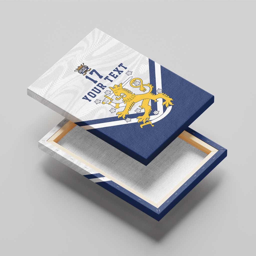 Custom Finland Ice Hockey We are Champions Canvas Wall Art Sporty Style Come on Leijonat