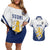 Custom Finland Ice Hockey We are Champions Couples Matching Off Shoulder Short Dress and Hawaiian Shirt Sporty Style Come on Leijonat