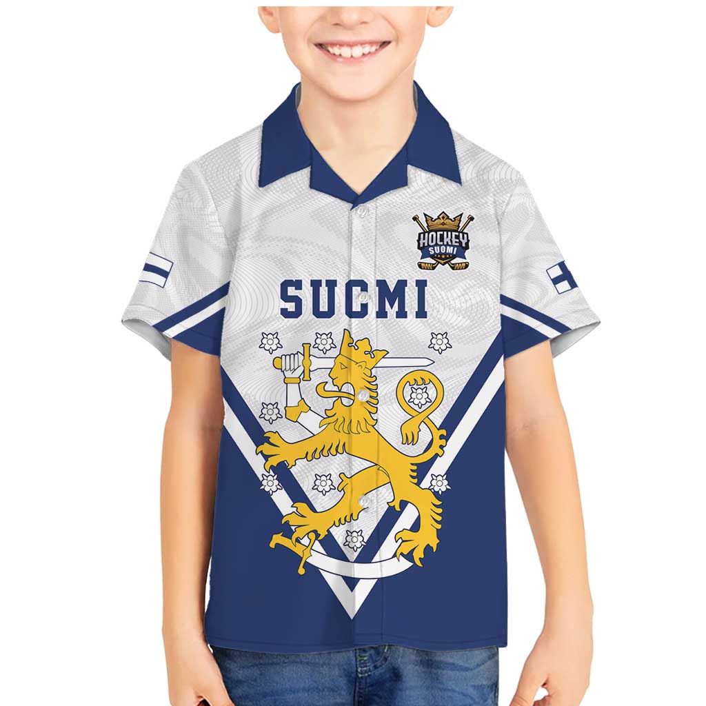 Custom Finland Ice Hockey We are Champions Family Matching Mermaid Dress and Hawaiian Shirt Sporty Style Come on Leijonat