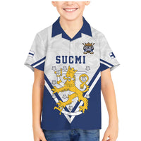 Custom Finland Ice Hockey We are Champions Family Matching Mermaid Dress and Hawaiian Shirt Sporty Style Come on Leijonat